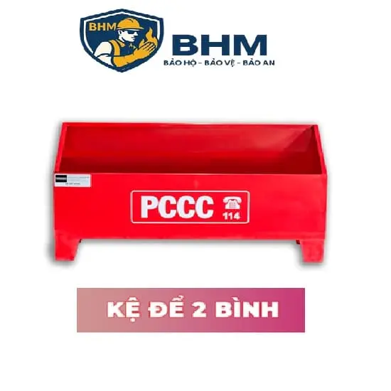 Kệ đựng 2 bình chữa cháy